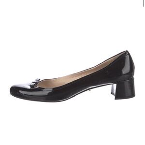 Prada Black Patent Leather Loafers